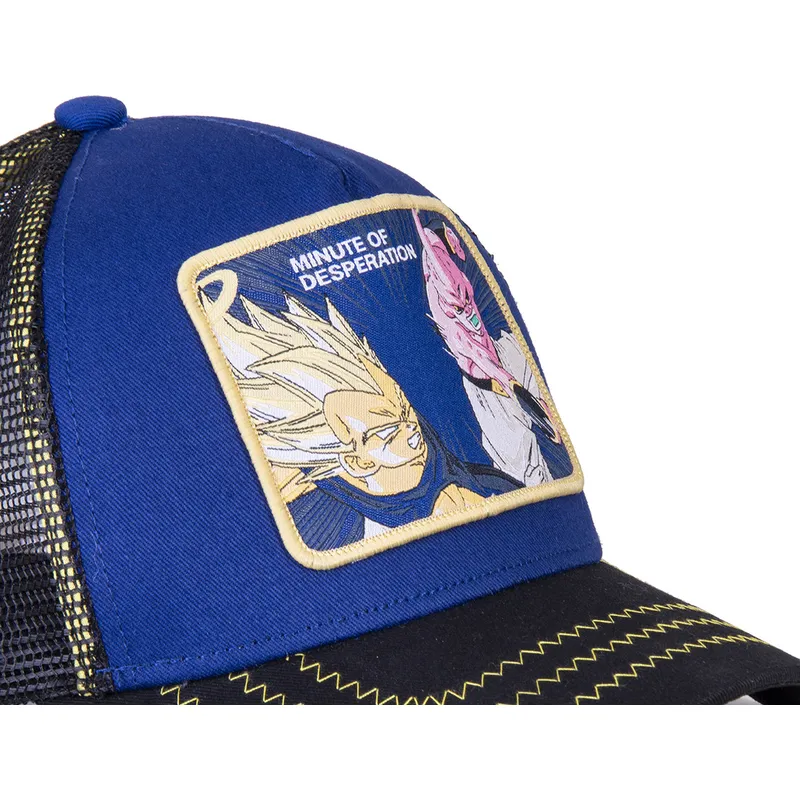 kapa-zaobljena-plava-snapback-minute-of-desperation-des2-vegeta-vs-kid-buu-dragon-ball-capslab