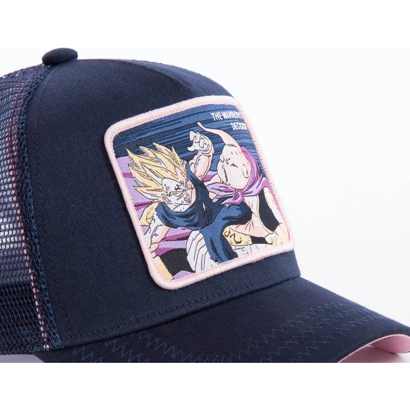 kapa-zaobljena-mornarsko-plava-snapback-warriors-decision-fin1-vegeta-vs-buu-dragon-ball-capslab