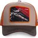 kapa-zaobljena-siva-snapback-ltd5-x-wing-starfighter-star-wars-capslab