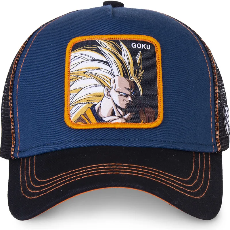 kapa-zaobljena-mornarsko-plava-snapback-super-saiyan-3-san1-son-goku-dragon-ball-capslab