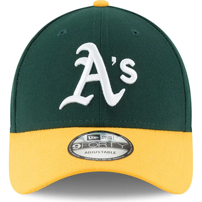 cap-zaobljena-green-adjustable-strap-9forty-the-league-oakland-athletics-mlb-new-era