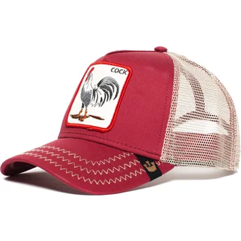 kapa-zaobljena-crvena-snapback-rooster-the-farm-goorin-bros