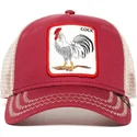 kapa-zaobljena-crvena-snapback-rooster-the-farm-goorin-bros