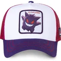 kapa-zaobljena-bijela-snapback-gen1-gengar-pokemon-capslab