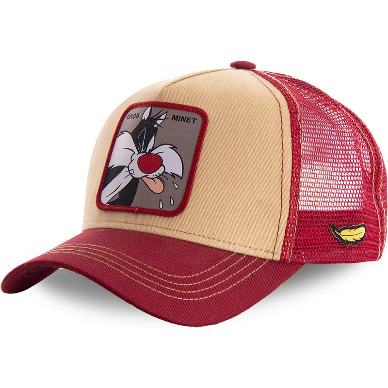 kapa-zaobljena-narancasta-snapback-loomin2-silvestar-looney-tunes-capslab kapa-zaobljena-narancasta-snapback-loomin2-silvestar-looney-tunes-capslab