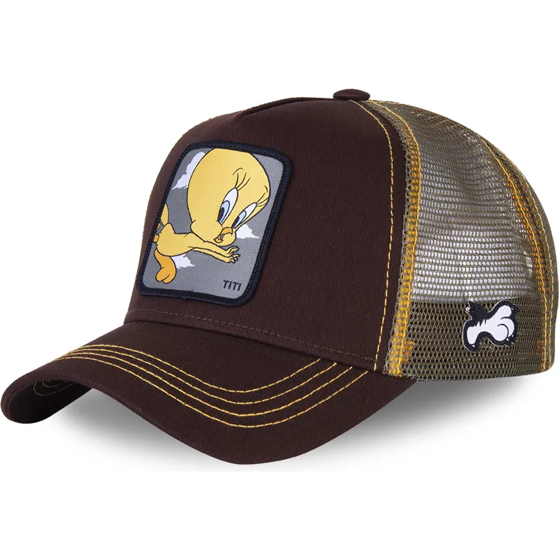 kapa-zaobljena-smeda-snapback-tit1-tweety-looney-tunes-capslab