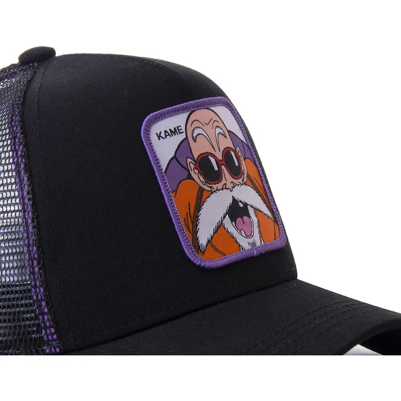 kapa-zaobljena-crna-snapback-kamc-muten-roshi-dragon-ball-capslab