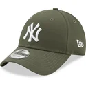 cap-zaobljena-green-adjustable-strap-9forty-league-essential-new-york-yankees-mlb-new-era