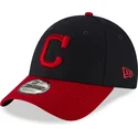 kapa-zaobljena-mornarsko-plava-podesiv-9forty-the-league-cleveland-indians-mlb-new-era