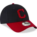 kapa-zaobljena-mornarsko-plava-podesiv-9forty-the-league-cleveland-indians-mlb-new-era