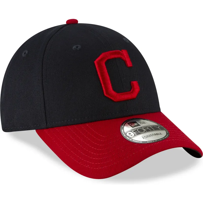 kapa-zaobljena-mornarsko-plava-podesiv-9forty-the-league-cleveland-indians-mlb-new-era