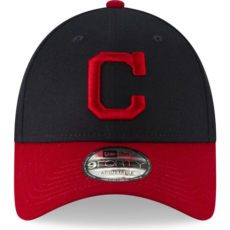 kapa-zaobljena-mornarsko-plava-podesiv-9forty-the-league-cleveland-indians-mlb-new-era