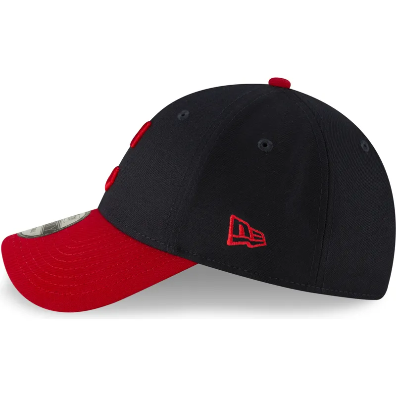 kapa-zaobljena-mornarsko-plava-podesiv-9forty-the-league-cleveland-indians-mlb-new-era