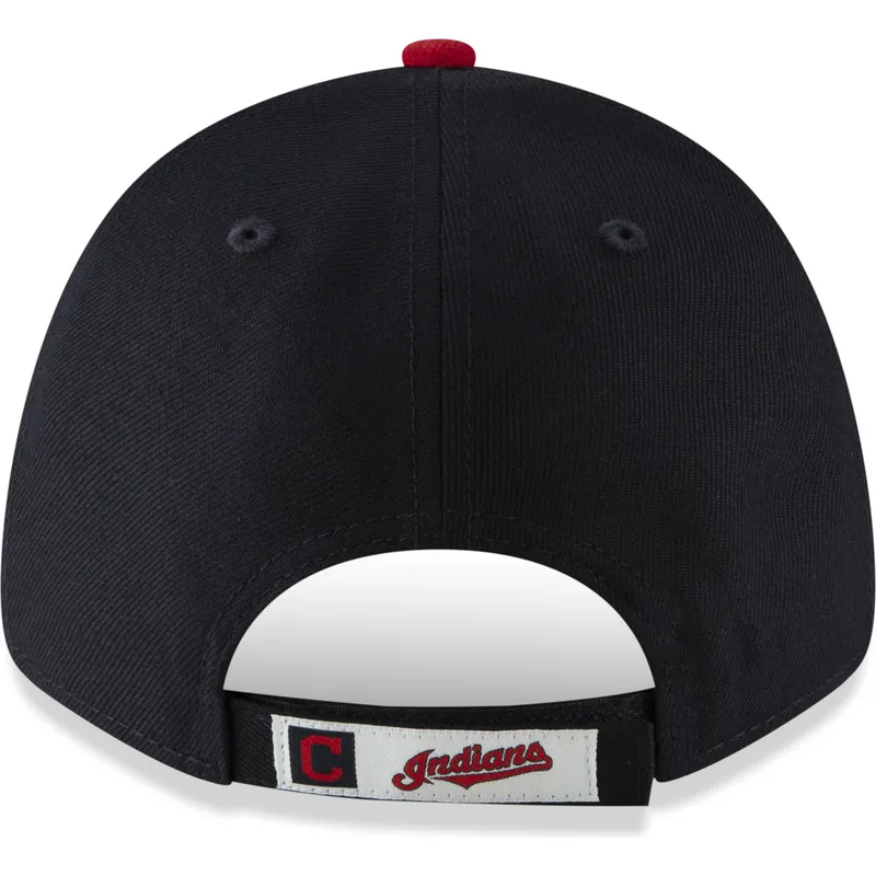 kapa-zaobljena-mornarsko-plava-podesiv-9forty-the-league-cleveland-indians-mlb-new-era