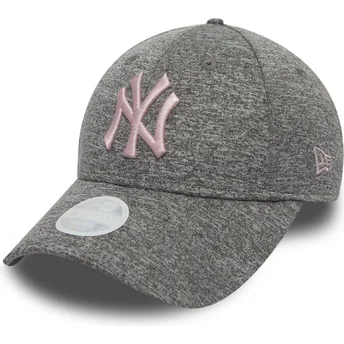 Kape zaobljena siva podesiva traka rosa 9FORTY Tech Jersey New York Yankees MLB New Era