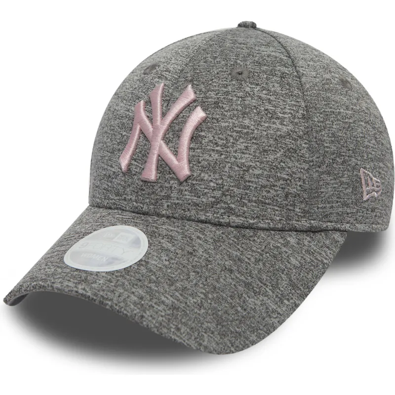 kapa-zaobljena-siva-podesiv-rosa-9forty-tech-jersey-new-york-yankees-mlb-new-era