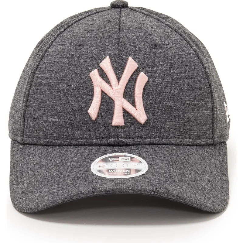 kapa-zaobljena-siva-podesiv-rosa-9forty-tech-jersey-new-york-yankees-mlb-new-era