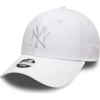 Kape zaobljena bijela podesiva traka 9FORTY League Essential New York Yankees MLB New Era