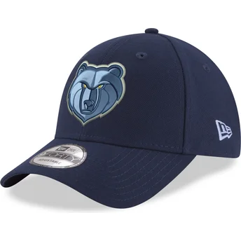 kapa-zaobljena-plava-podesiv-9forty-the-league-memphis-grizzlies-nba-new-era