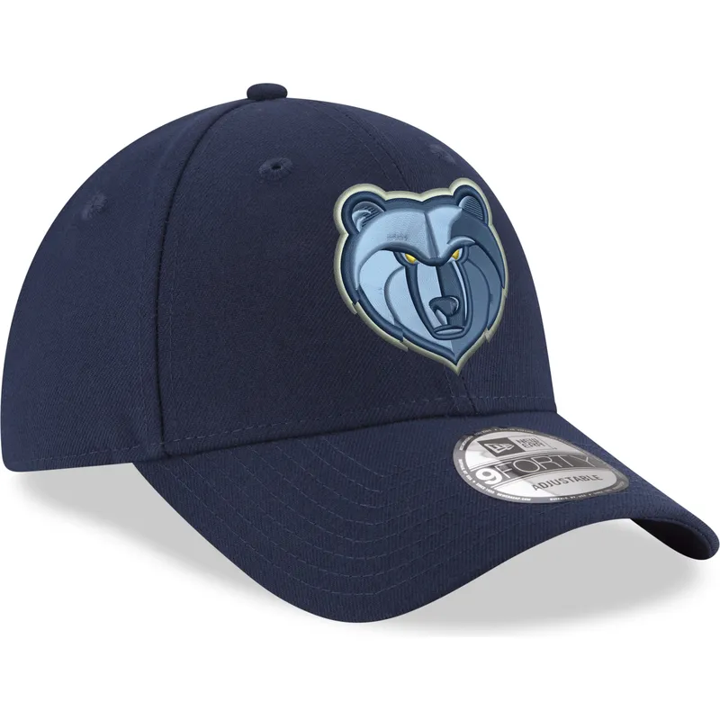 kapa-zaobljena-plava-podesiv-9forty-the-league-memphis-grizzlies-nba-new-era