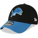 kapa-zaobljena-crna-podesiv-9forty-the-league-detroit-lions-nfl-new-era