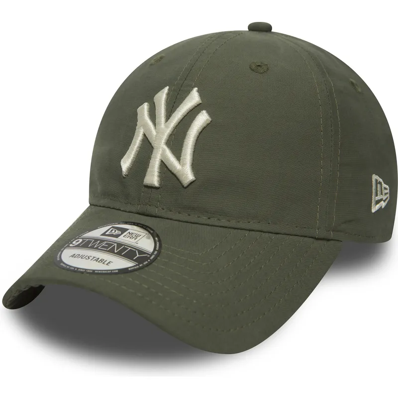 kapa-zaobljena-zelena-podesiv-9twenty-nylon-packable-new-york-yankees-mlb-new-era