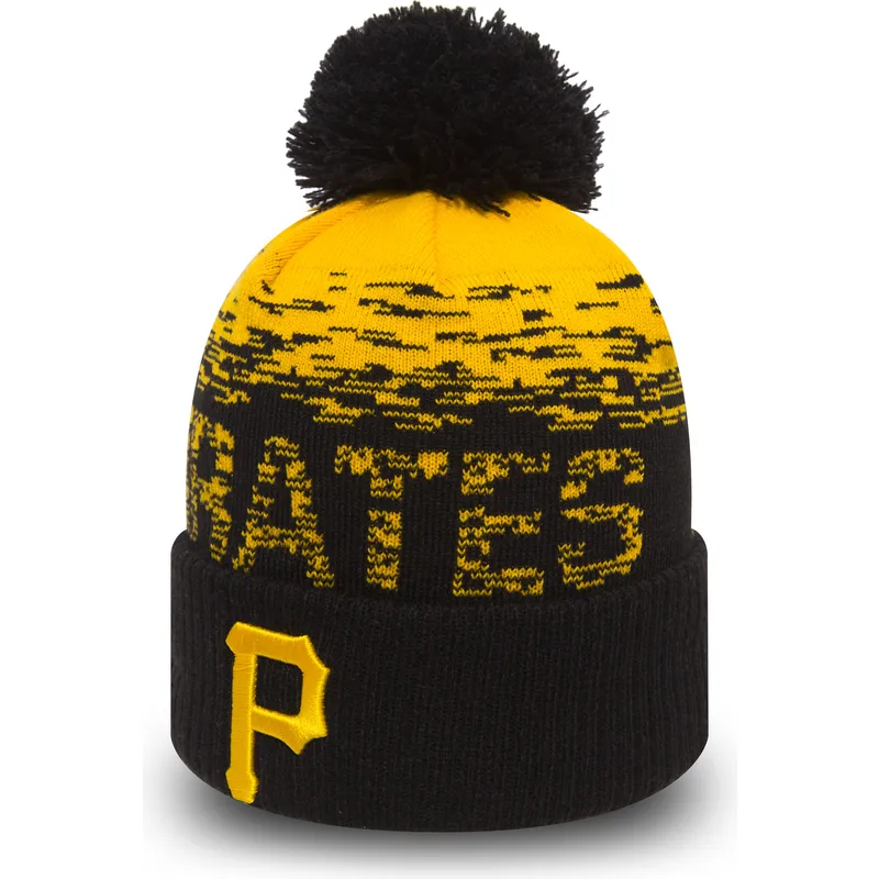 cap-pompom-yellow-cuff-knit-sport-pittsburgh-pirates-mlb-new-era