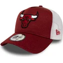 kapa-zaobljena-crvena-podesiv-trucker-shadow-tech-a-frame-chicago-bulls-nba-new-era