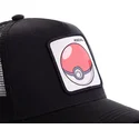 kapa-zaobljena-crna-snapback-pok1-poke-ball-pokemon-capslab