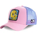 kapa-zaobljena-ruzicasta-snapback-twe1-tweety-looney-tunes-capslab
