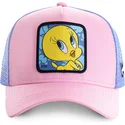 kapa-zaobljena-ruzicasta-snapback-twe1-tweety-looney-tunes-capslab