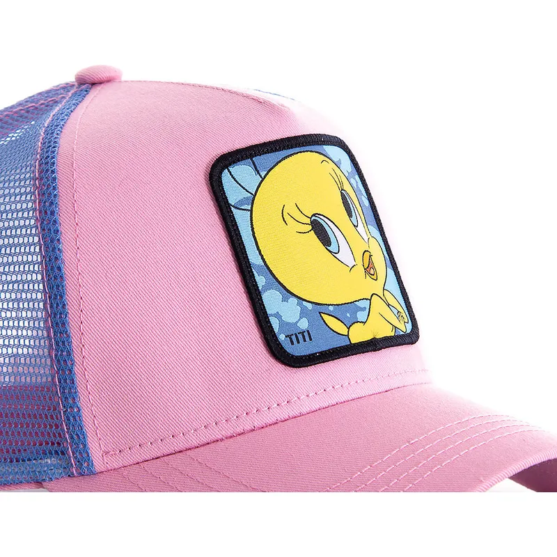 kapa-zaobljena-ruzicasta-snapback-twe1-tweety-looney-tunes-capslab