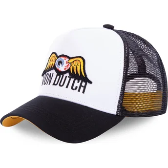 Kape zaobljena bijela snapback EYEPAT1 Von Dutch