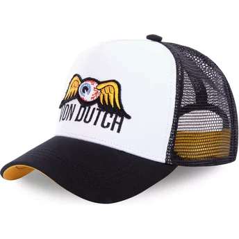 Von Dutch EYEPAT1 White and Black Trucker Hat