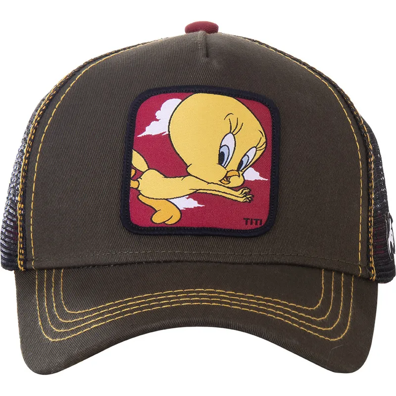 kapa-zaobljena-zelena-snapback-tit2-tweety-looney-tunes-capslab