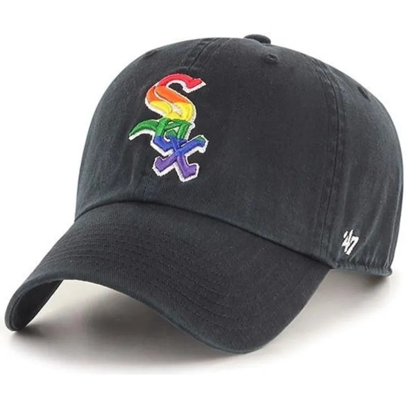 kapa-zaobljena-crna-podesiv-chicago-white-sox-mlb-47-brand
