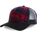 kapa-zaobljena-crna-snapback-estampado-cuadros-carb2-von-dutch