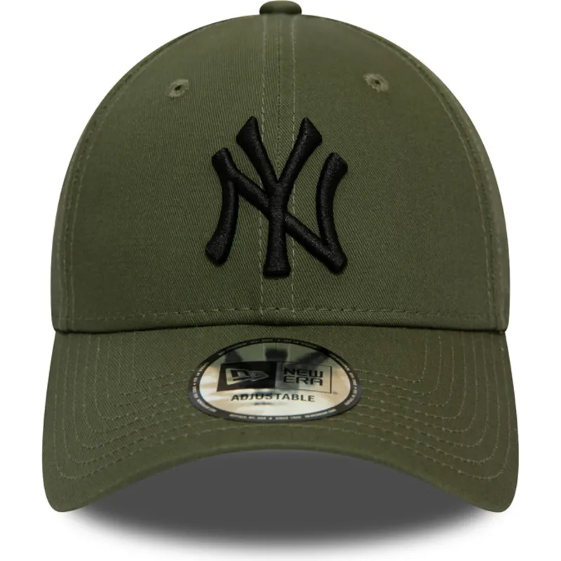 kapa-zaobljena-zelena-podesiv-9forty-league-essential-new-york-yankees-mlb-new-era