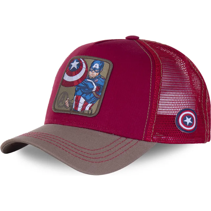 kapa-zaobljena-crvena-snapback-cpt3-kapetan-amerika-marvel-comics-capslab kapa-zaobljena-crvena-snapback-cpt3-kapetan-amerika-marvel-comics-capslab