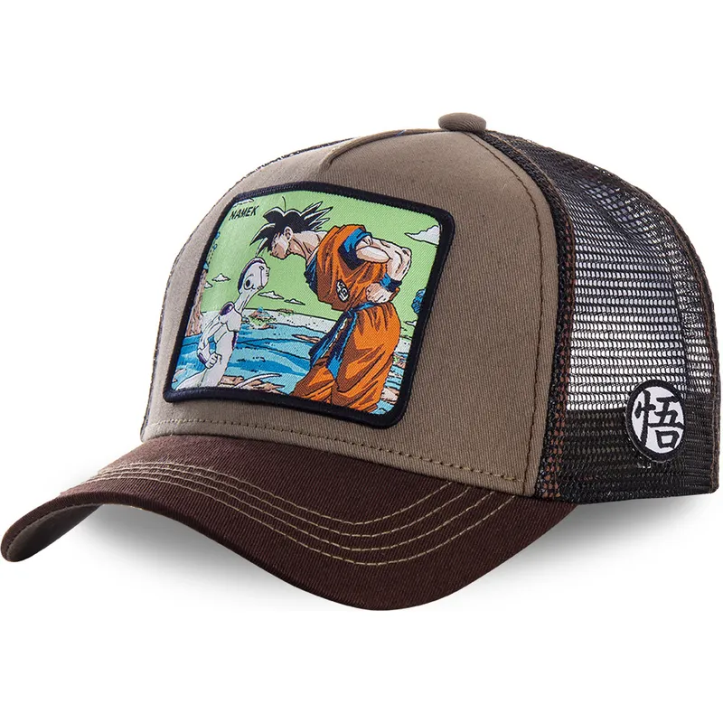 kapa-zaobljena-smeda-snapback-namek-nam2-goku-vs-frieza-dragon-ball-capslab