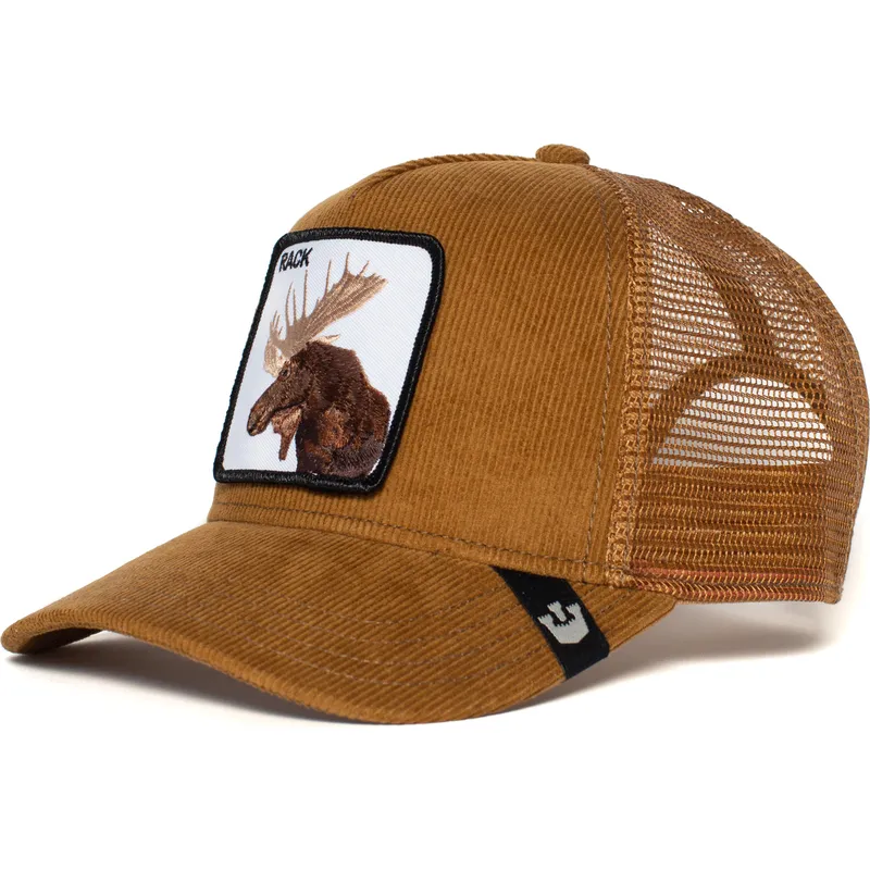 kapa-zaobljena-smeda-snapback-moose-head-the-farm-goorin-bros