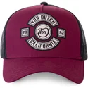 cap-zaobljena-red-snapback-von-dutch