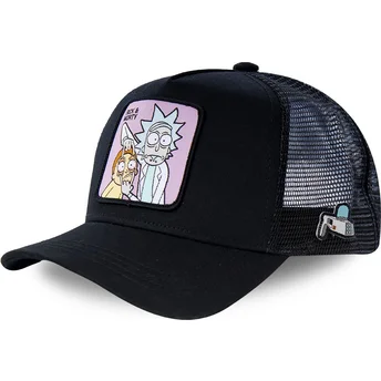 Kapa zaobljena crna snapback LOO1 Rick i Morty Capslab
