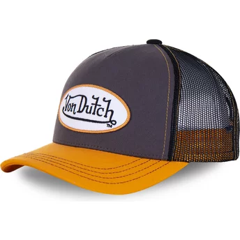Von Dutch OGR Grey and Yellow Trucker Hat