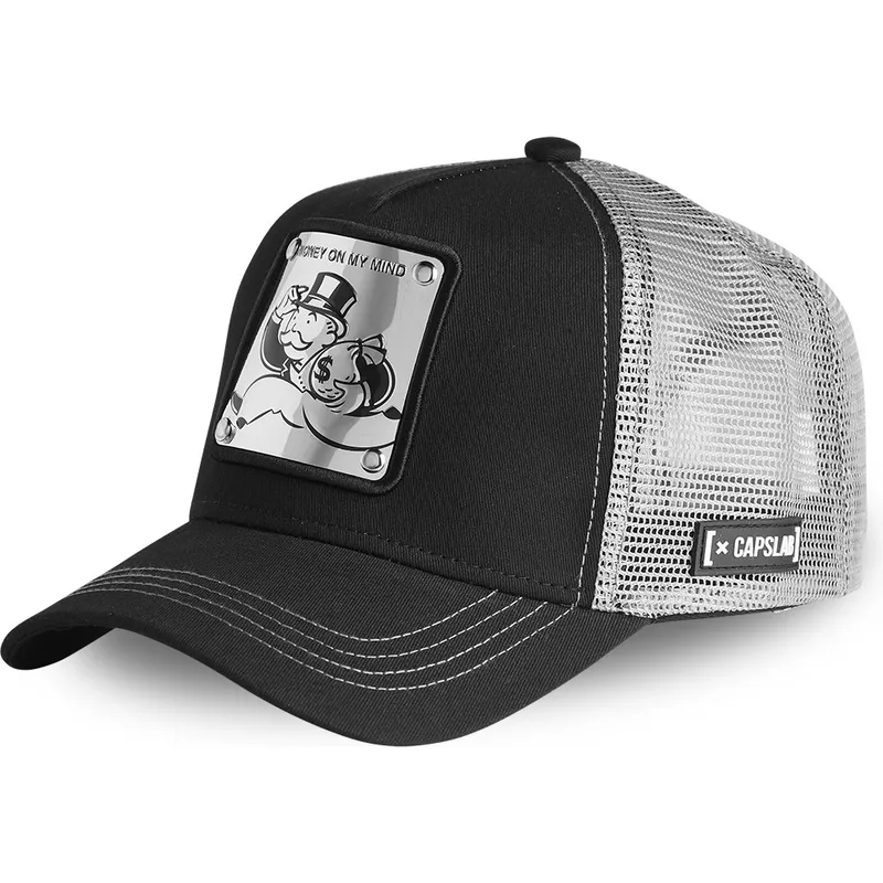 kapa-zaobljena-crna-snapback-uncle-maille-gospodin-monopoly-monopoly-capslab