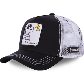 kapa-zaobljena-crna-snapback-joe-cool-naw1-snoopy-kikiriki-capslab