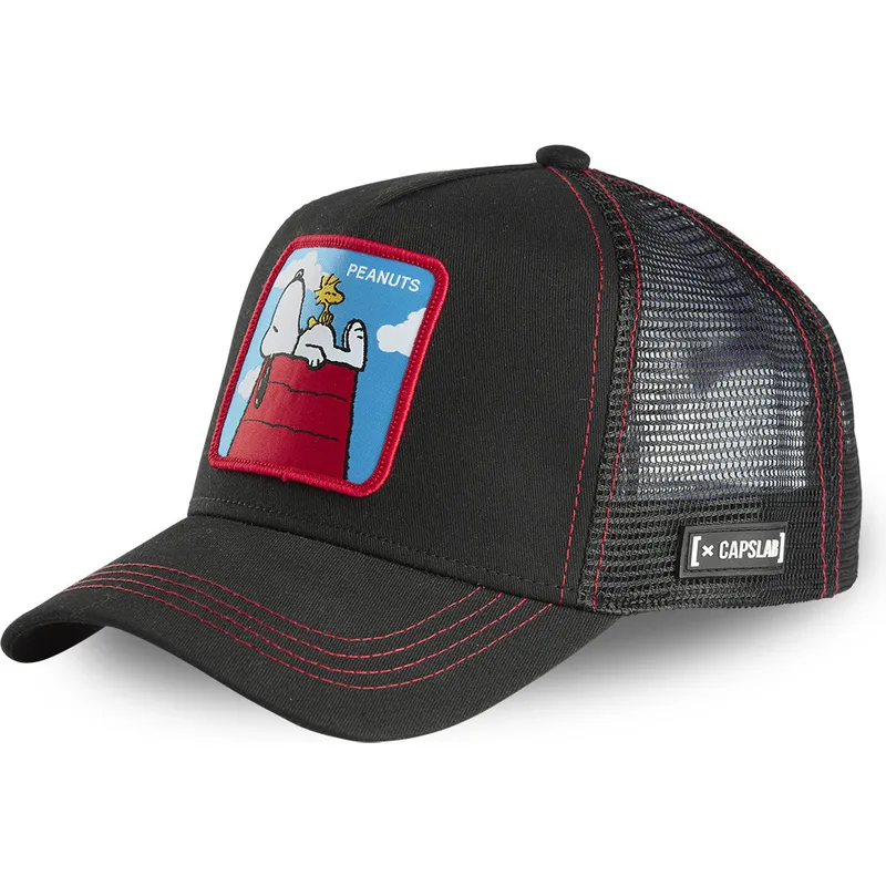 kapa-zaobljena-crna-snapback-casa-pcl-snoopy-i-charlie-brown-kikiriki-capslab