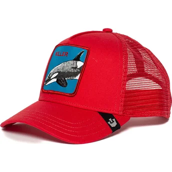 kapa-zaobljena-crvena-snapback-killer-whale-the-farm-goorin-bros
