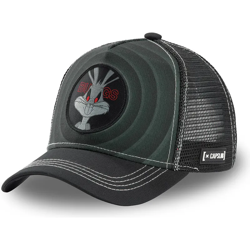 kapa-zaobljena-crna-snapback-bullseye-color-rings-loo-bug2-zeko-dusko-looney-tunes-capslab