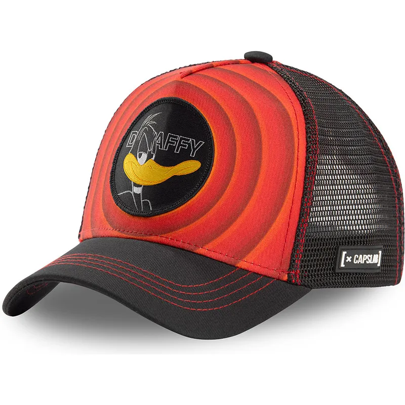 kapa-zaobljena-crvena-snapback-bullseye-color-rings-loo-daf1-patak-daca-looney-tunes-capslab kapa-zaobljena-crvena-snapback-bullseye-color-rings-loo-daf1-patak-daca-looney-tunes-capslab